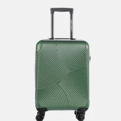 Handbagage Koffers^Enrico Benetti Spinner Louisville koffer 55 cm olijf