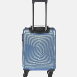 Handbagage Koffers^Enrico Benetti Spinner Louisville koffer 55 cm jeansblauw