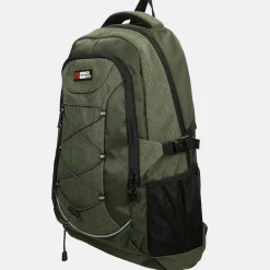 School Rugzakken | School Rugzakken^Enrico Benetti Yellow Stone rugzak 15 inch olijf