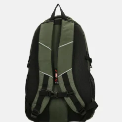 School Rugzakken | School Rugzakken^Enrico Benetti Yellow Stone rugzak 15 inch olijf