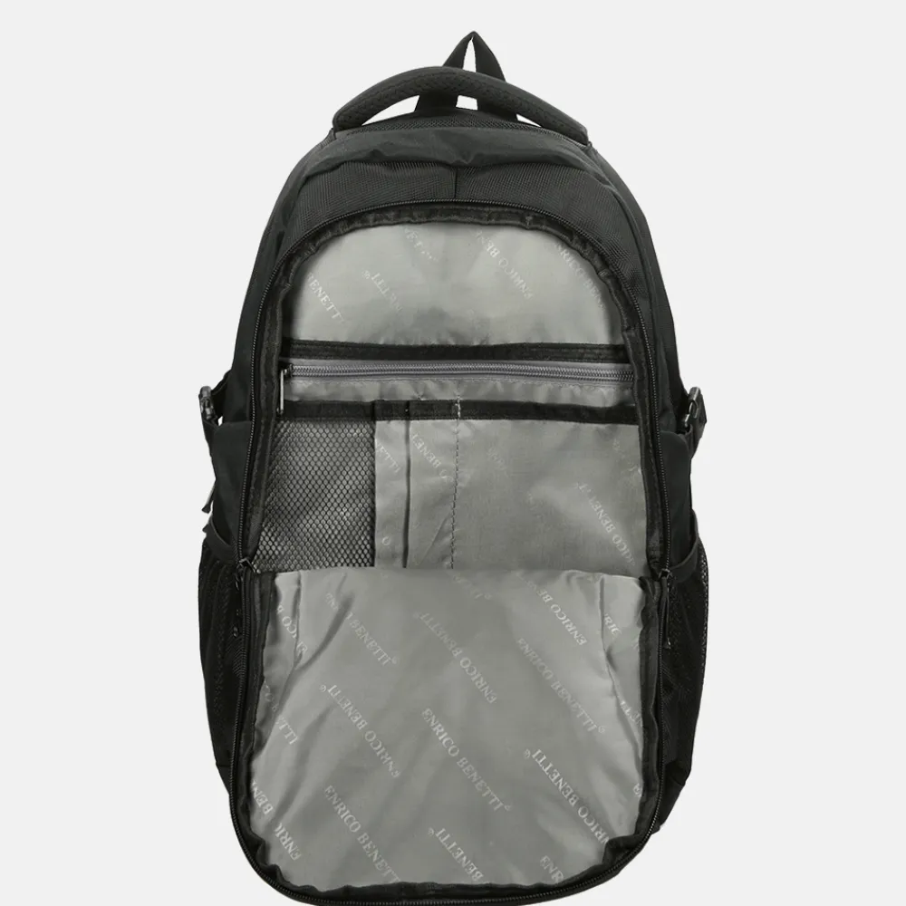 School Rugzakken | School Rugzakken^Enrico Benetti Yellow Stone rugzak 13 inch zwart
