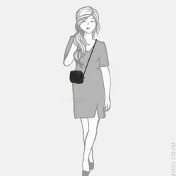 Crossbody Tassen^Enrico Benetti Zoë crossbody tas black
