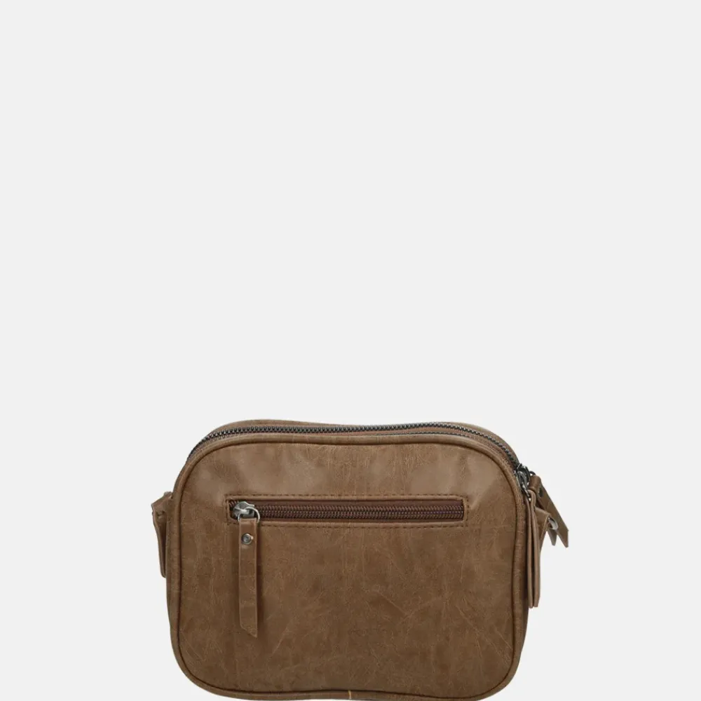 Crossbody Tassen^Enrico Benetti Zoë crossbody tas camel