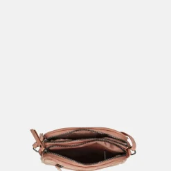 Crossbody Tassen^Enrico Benetti Zoë crossbody tas zachtroze
