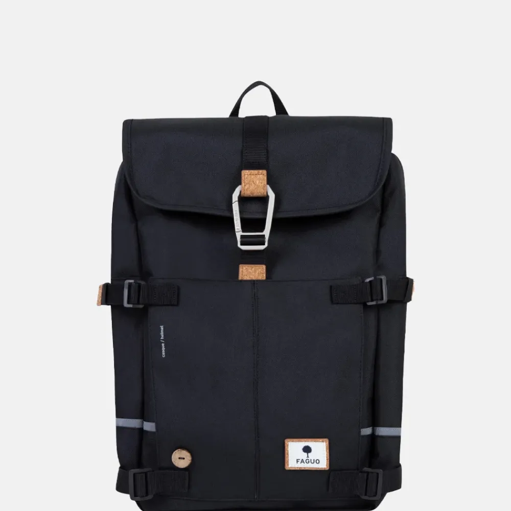 Vrijetijd Rugzakken | School Rugzakken^Faguo Commuter vegan rugzak 13 inch black