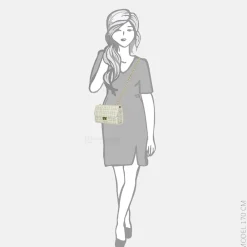 Crossbody Tassen^Firenze Boucle crossbody tas M beige