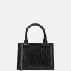 Handtassen^Firenze buideltas glitter black