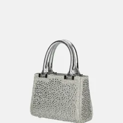 Handtassen^Firenze buideltas glitter silver