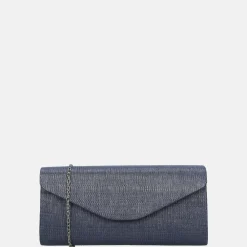 Clutches^Firenze clutch canvas blue