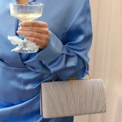 Clutches^Firenze clutch silver