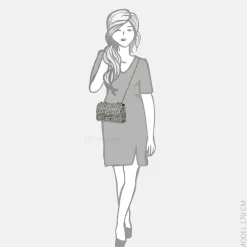 Crossbody Tassen^Firenze crossbody tas black/white