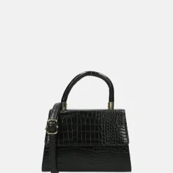 Crossbody Tassen^Firenze crossbody tas croco black