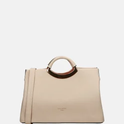 Handtassen^Firenze handtas beige