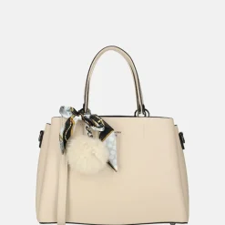 Handtassen^Firenze handtas beige