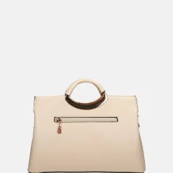 Handtassen^Firenze handtas beige