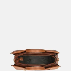 Handtassen^Firenze handtas cognac