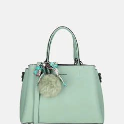 Handtassen^Firenze handtas light green