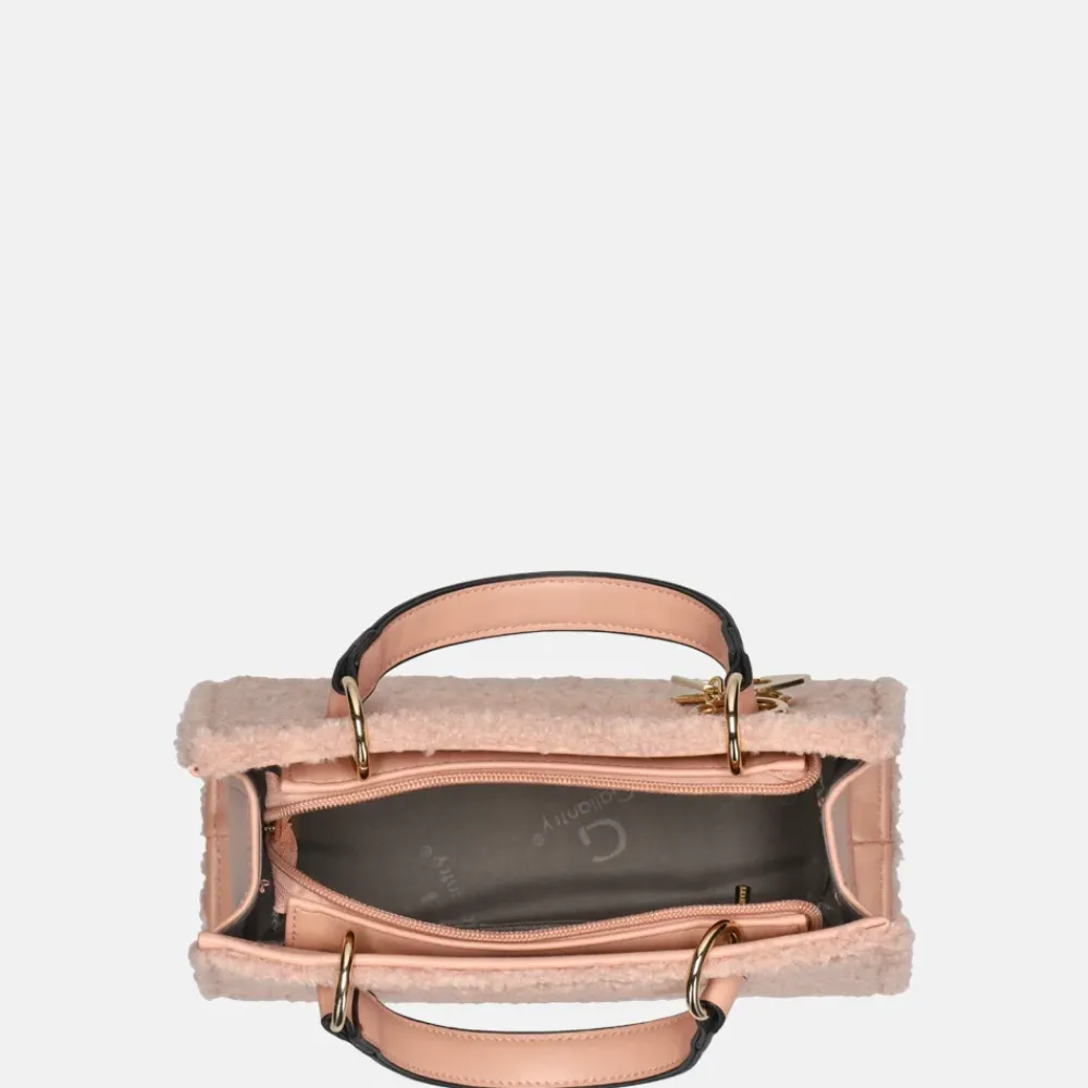 Handtassen^Firenze handtas pink