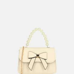 Handtassen^Firenze handtas strik xs beige