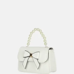 Handtassen^Firenze handtas strik xs white