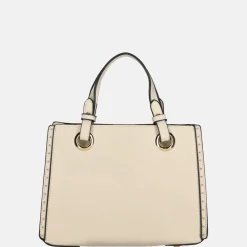 Handtassen^Firenze handtas studs beige