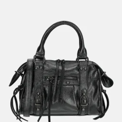 Handtassen^Firenze handtas studs black