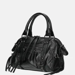 Handtassen^Firenze handtas studs black
