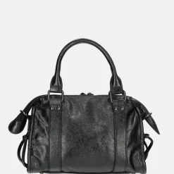 Handtassen^Firenze handtas studs black