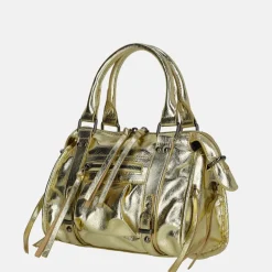 Handtassen^Firenze handtas studs gold