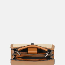 Handtassen^Firenze handtas taupe brown