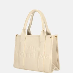 Handtassen^Firenze handtas tote bag M beige