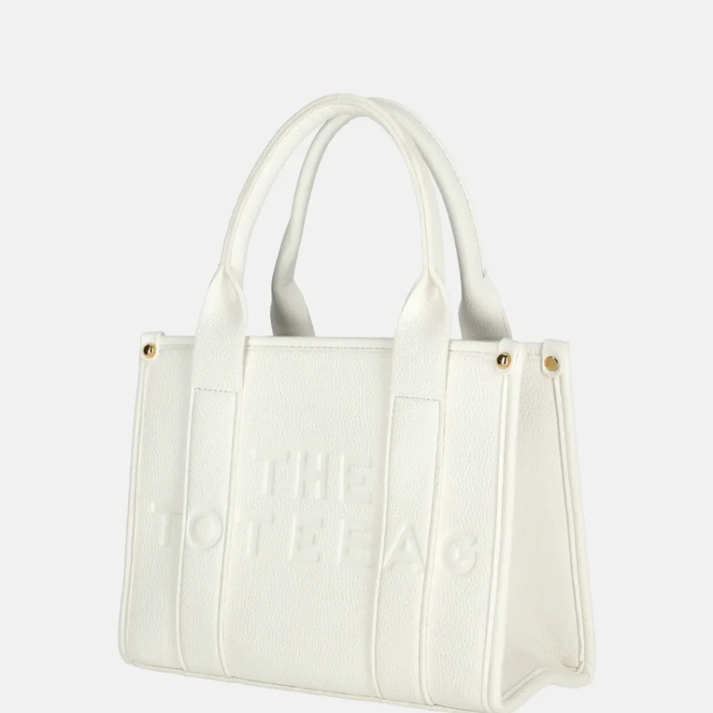 Handtassen^Firenze handtas tote bag M white