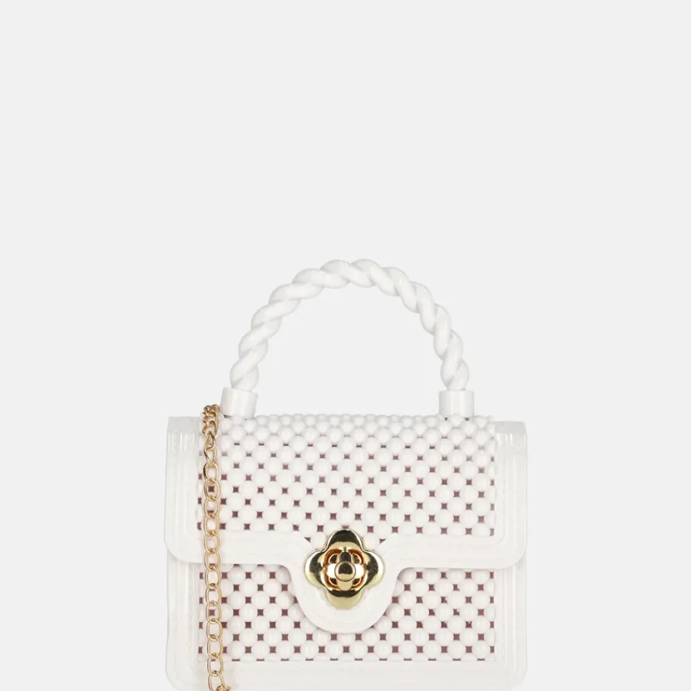 Handtassen^Firenze handtas XS white