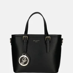 Handtassen^Firenze Saffiano handtas S black
