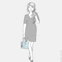 Handtassen^Firenze Saffiano handtas S light blue