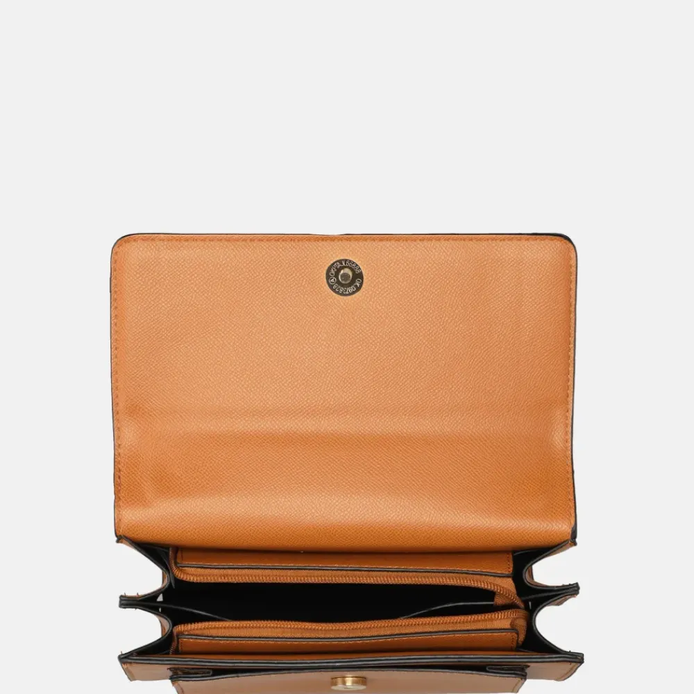 Schoudertassen^Firenze schoudertas brown