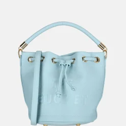 Schoudertassen^Firenze schoudertas light blue