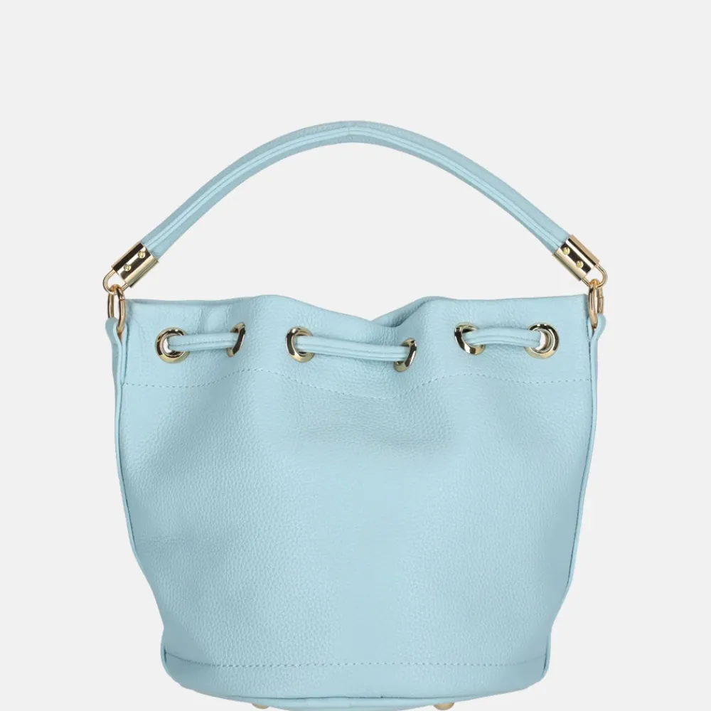 Schoudertassen^Firenze schoudertas light blue