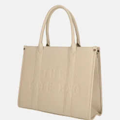 Shoppers^Firenze shopper tote bag L taupe