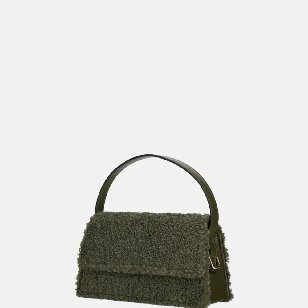 Crossbody Tassen^Firenze Teddy crossbody tas dark green
