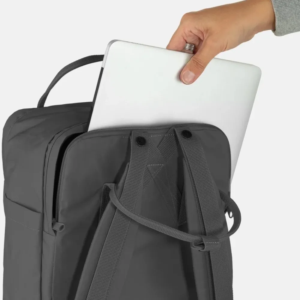School Rugzakken | School Rugzakken^Fjallraven Kanken laptop rugzak 17 inch super grey