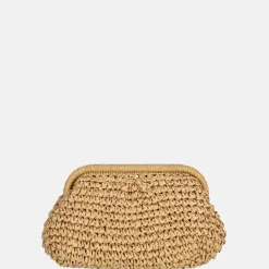 Clutches^Flora & Co clutch riet naturel