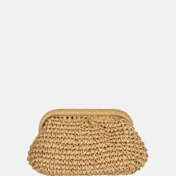 Clutches^Flora & Co clutch riet naturel
