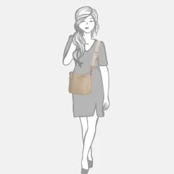 Crossbody Tassen^Flora & Co crossbody tas beige