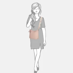 Crossbody Tassen^Flora & Co crossbody tas rose