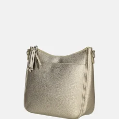 Crossbody Tassen^Flora & Co crossbody tas taupe metal