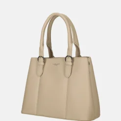 Handtassen^Flora & Co handtas beige