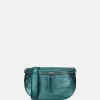 Heuptasjes^Flora & Co heuptas metallic blue canard