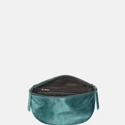 Heuptasjes^Flora & Co heuptas metallic blue canard