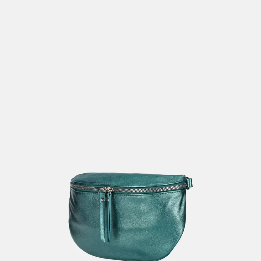 Heuptasjes^Flora & Co heuptas metallic blue canard